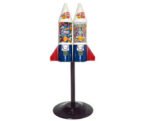 Mighty Mite Rocket Gumball Machine Double