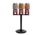 Titan Round Triple Head Gumball Machine